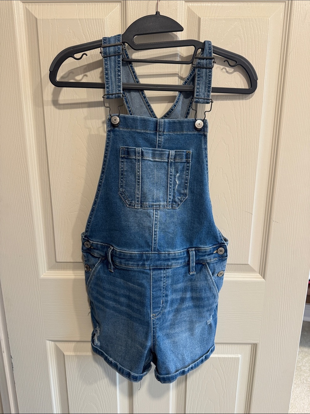 SO Denim Shortalls One-Piece in Blue